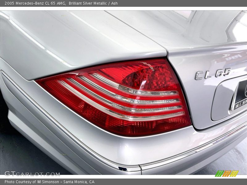 Brilliant Silver Metallic / Ash 2005 Mercedes-Benz CL 65 AMG