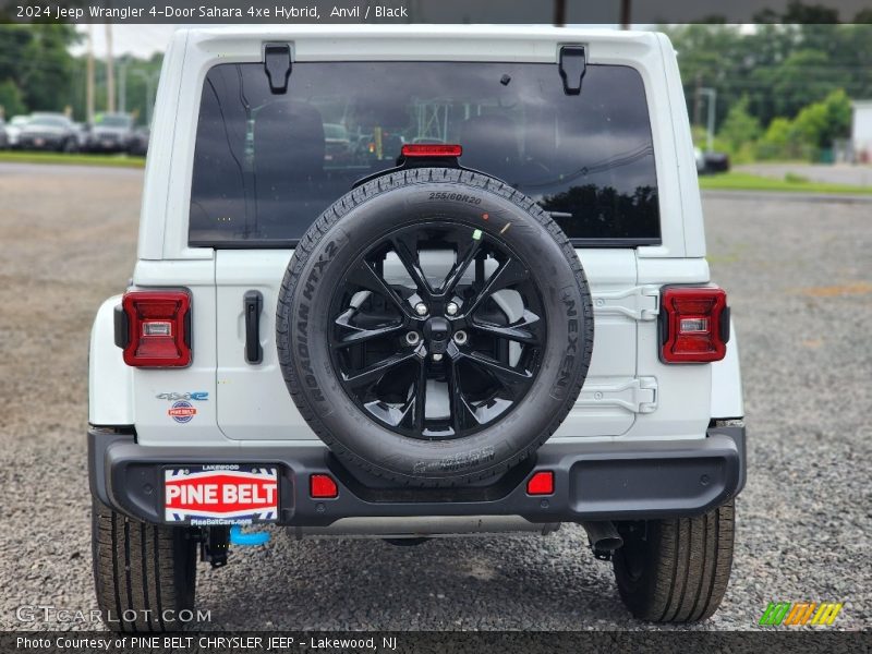 Anvil / Black 2024 Jeep Wrangler 4-Door Sahara 4xe Hybrid