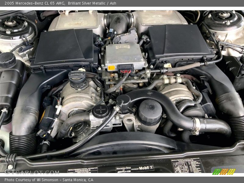  2005 CL 65 AMG Engine - 6.0L AMG Turbocharged SOHC 36V V12