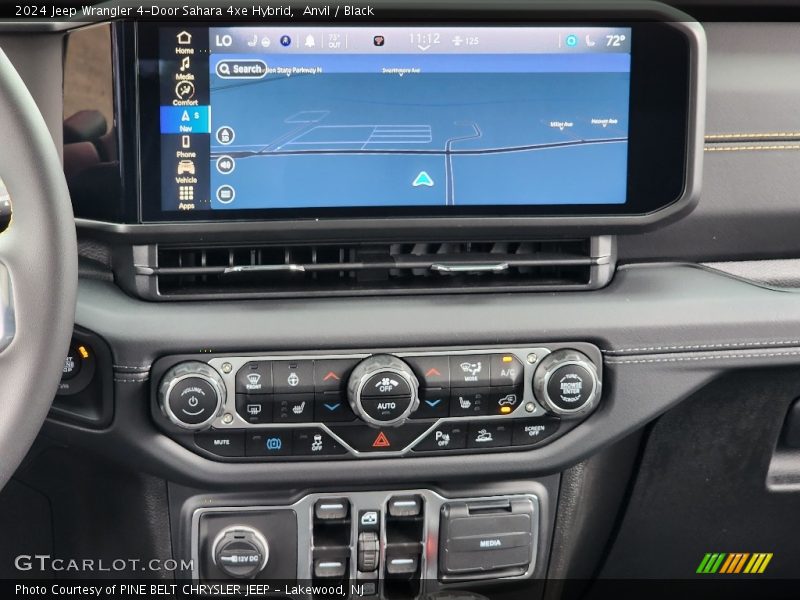 Navigation of 2024 Wrangler 4-Door Sahara 4xe Hybrid
