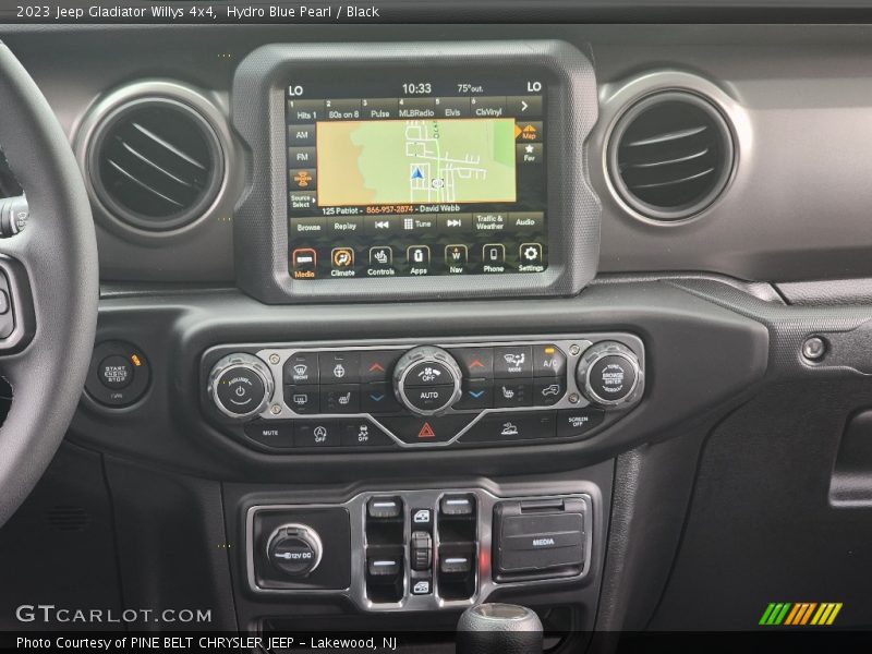 Controls of 2023 Gladiator Willys 4x4
