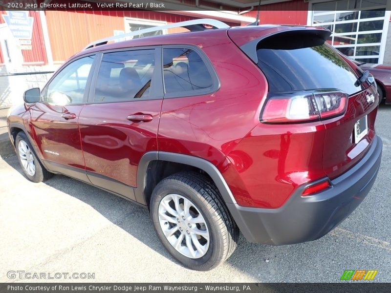 Velvet Red Pearl / Black 2020 Jeep Cherokee Latitude