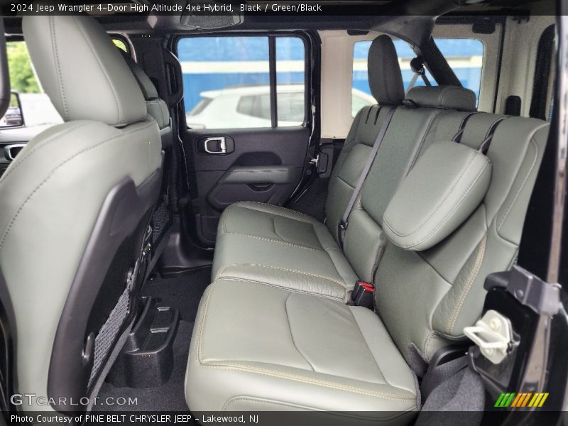 Rear Seat of 2024 Wrangler 4-Door High Altitude 4xe Hybrid