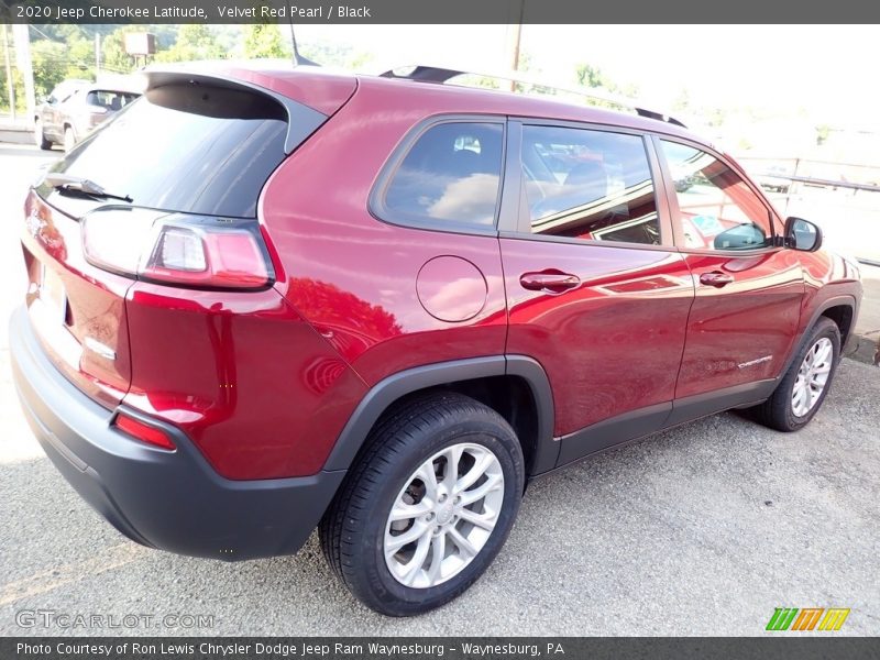 Velvet Red Pearl / Black 2020 Jeep Cherokee Latitude