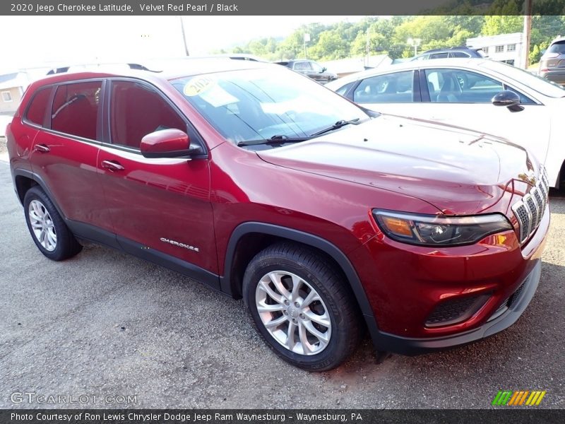 Velvet Red Pearl / Black 2020 Jeep Cherokee Latitude