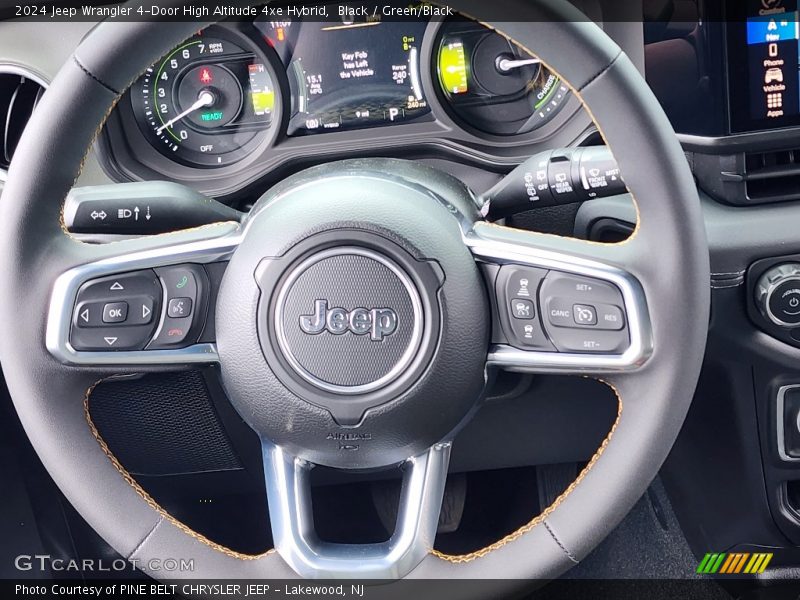  2024 Wrangler 4-Door High Altitude 4xe Hybrid Steering Wheel