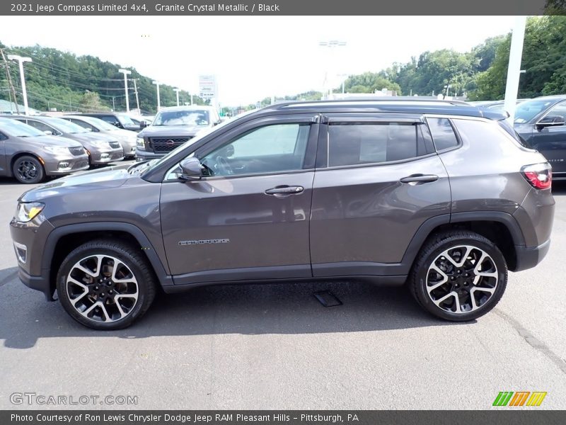 Granite Crystal Metallic / Black 2021 Jeep Compass Limited 4x4