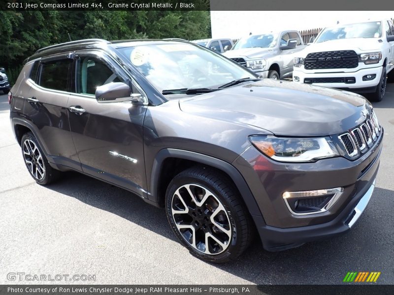 Granite Crystal Metallic / Black 2021 Jeep Compass Limited 4x4