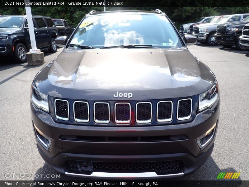 Granite Crystal Metallic / Black 2021 Jeep Compass Limited 4x4