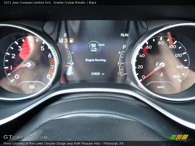 Granite Crystal Metallic / Black 2021 Jeep Compass Limited 4x4