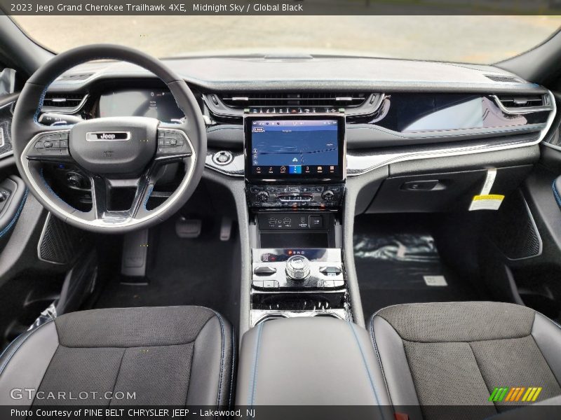 Dashboard of 2023 Grand Cherokee Trailhawk 4XE
