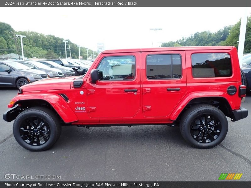  2024 Wrangler 4-Door Sahara 4xe Hybrid Firecracker Red