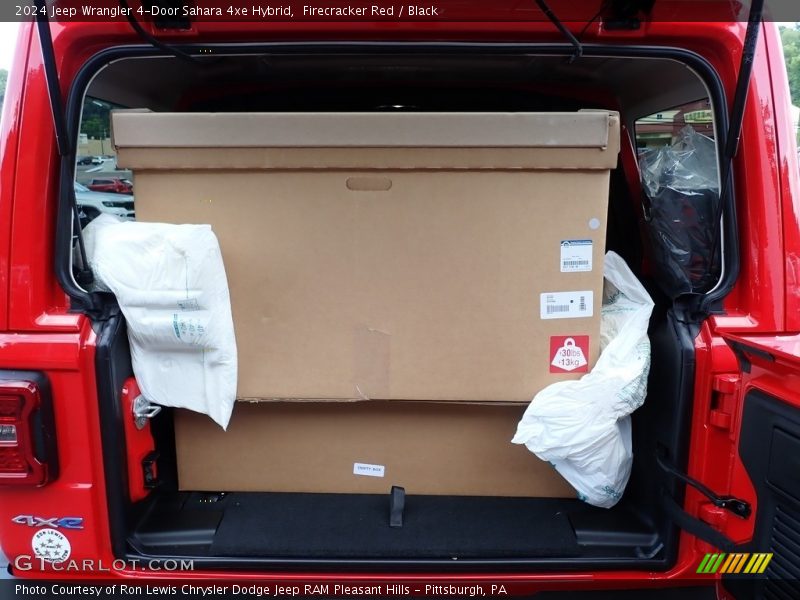 Firecracker Red / Black 2024 Jeep Wrangler 4-Door Sahara 4xe Hybrid