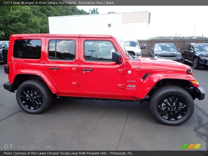  2024 Wrangler 4-Door Sahara 4xe Hybrid Firecracker Red