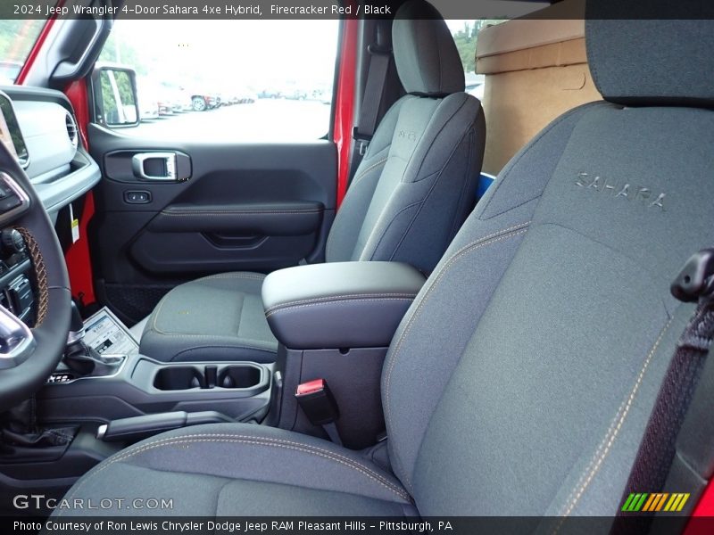 Firecracker Red / Black 2024 Jeep Wrangler 4-Door Sahara 4xe Hybrid