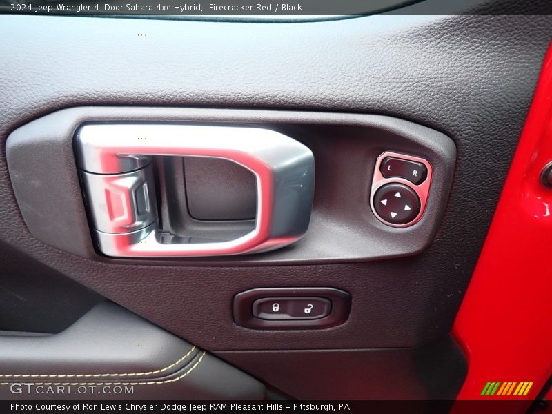 Firecracker Red / Black 2024 Jeep Wrangler 4-Door Sahara 4xe Hybrid