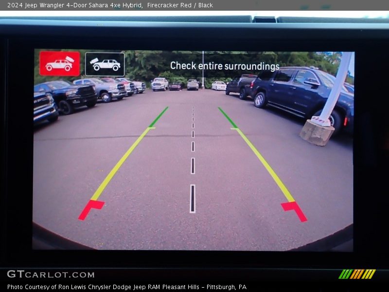 Firecracker Red / Black 2024 Jeep Wrangler 4-Door Sahara 4xe Hybrid