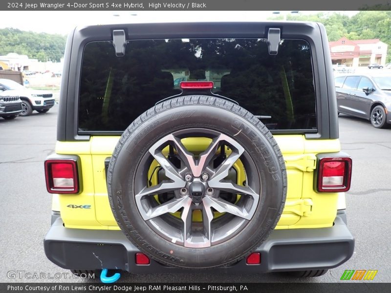 High Velocity / Black 2024 Jeep Wrangler 4-Door Sport S 4xe Hybrid