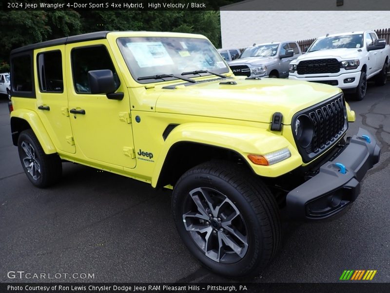 Front 3/4 View of 2024 Wrangler 4-Door Sport S 4xe Hybrid