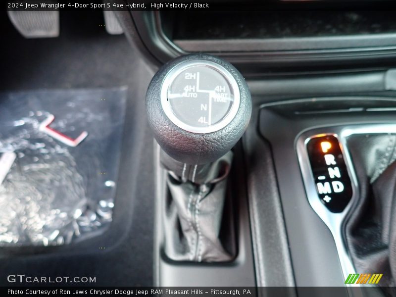 High Velocity / Black 2024 Jeep Wrangler 4-Door Sport S 4xe Hybrid