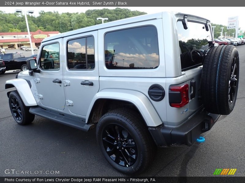 Silver Zynith / Black 2024 Jeep Wrangler 4-Door Sahara 4xe Hybrid
