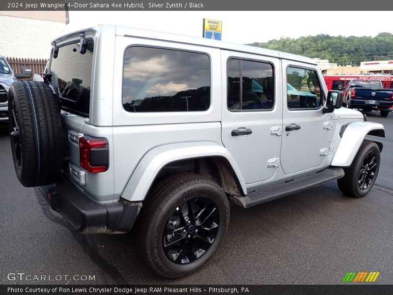 Silver Zynith / Black 2024 Jeep Wrangler 4-Door Sahara 4xe Hybrid