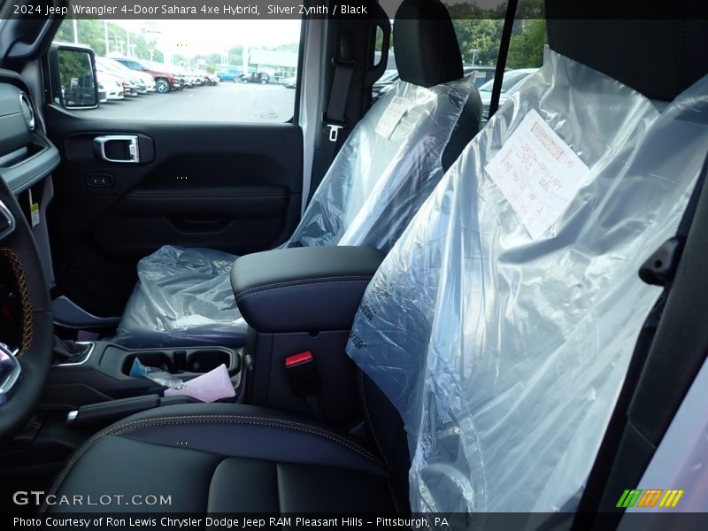 Silver Zynith / Black 2024 Jeep Wrangler 4-Door Sahara 4xe Hybrid