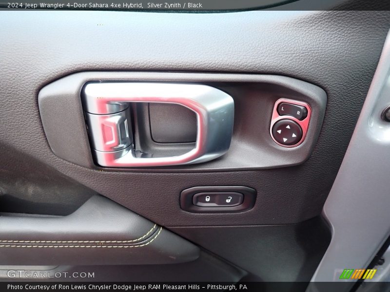 Silver Zynith / Black 2024 Jeep Wrangler 4-Door Sahara 4xe Hybrid