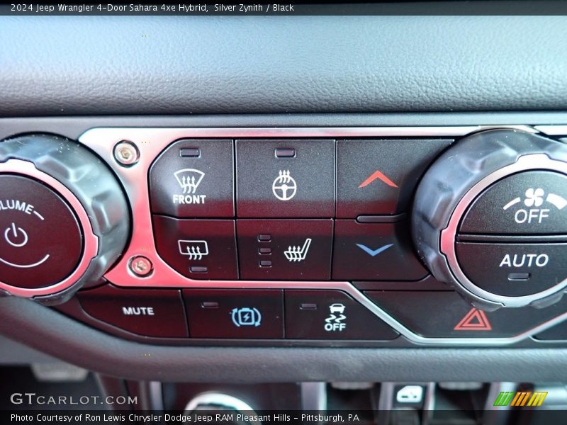 Silver Zynith / Black 2024 Jeep Wrangler 4-Door Sahara 4xe Hybrid