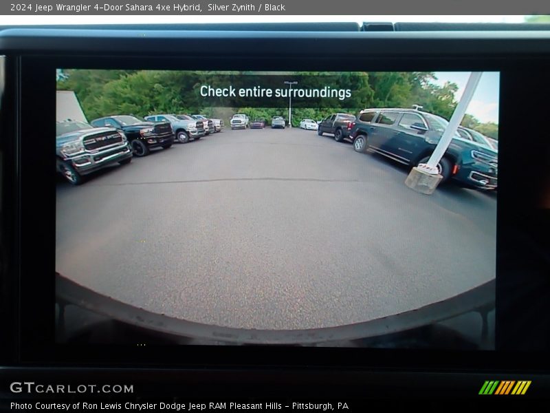 Silver Zynith / Black 2024 Jeep Wrangler 4-Door Sahara 4xe Hybrid