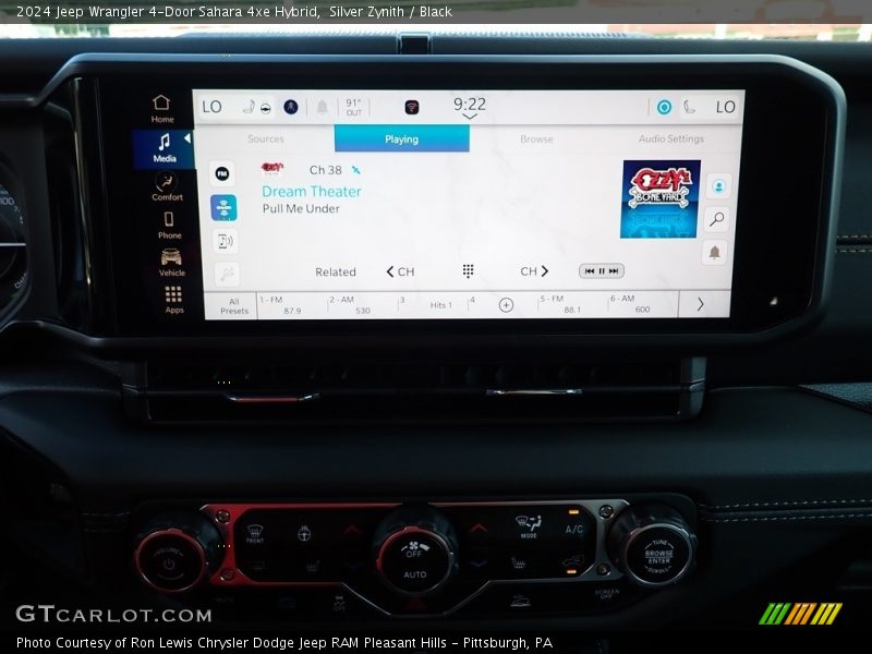 Silver Zynith / Black 2024 Jeep Wrangler 4-Door Sahara 4xe Hybrid