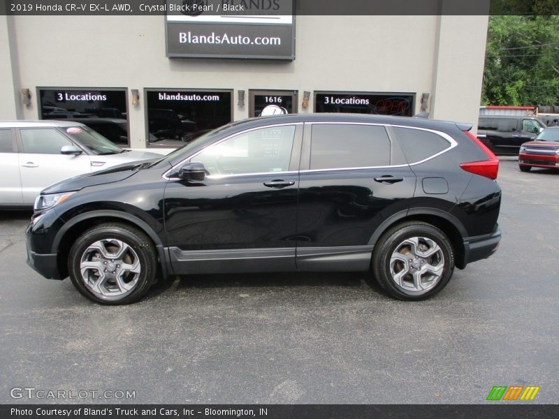 Crystal Black Pearl / Black 2019 Honda CR-V EX-L AWD