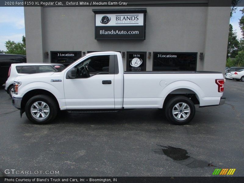 Oxford White / Medium Earth Gray 2020 Ford F150 XL Regular Cab
