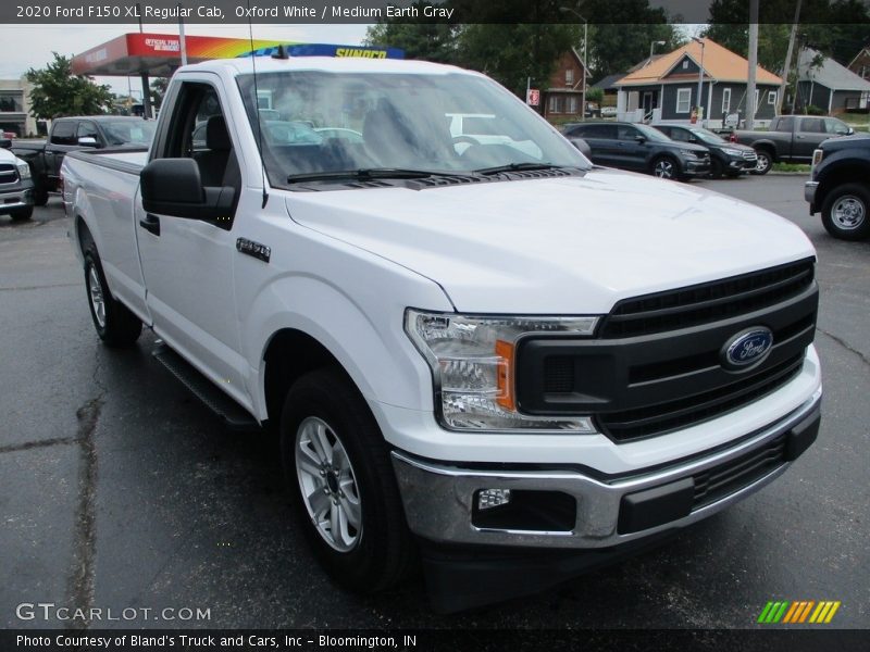 Oxford White / Medium Earth Gray 2020 Ford F150 XL Regular Cab
