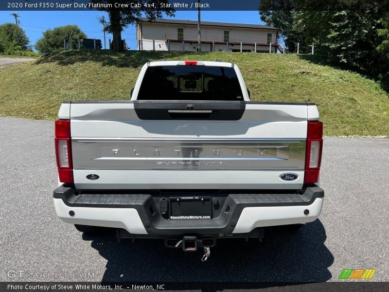 Star White / Black 2020 Ford F350 Super Duty Platinum Crew Cab 4x4