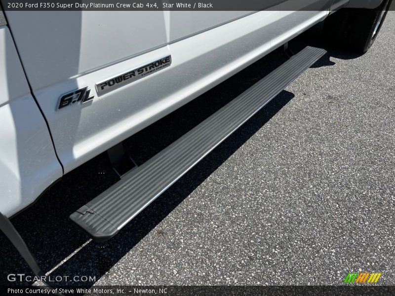 Star White / Black 2020 Ford F350 Super Duty Platinum Crew Cab 4x4