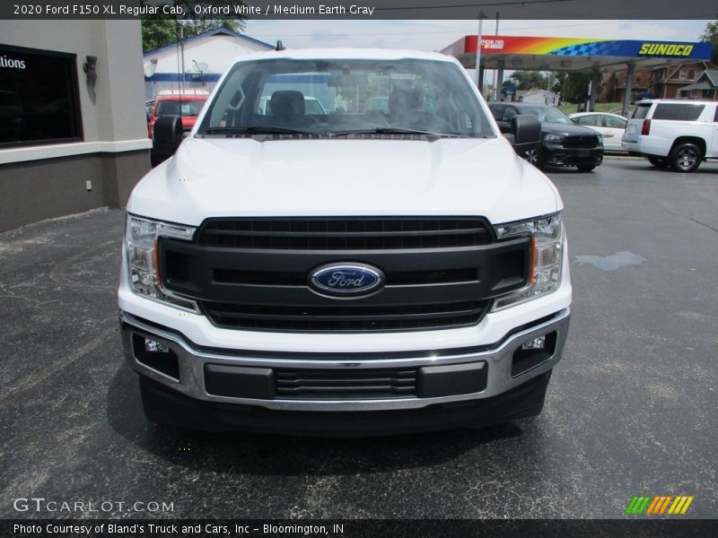 Oxford White / Medium Earth Gray 2020 Ford F150 XL Regular Cab