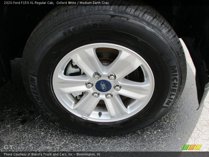 Oxford White / Medium Earth Gray 2020 Ford F150 XL Regular Cab