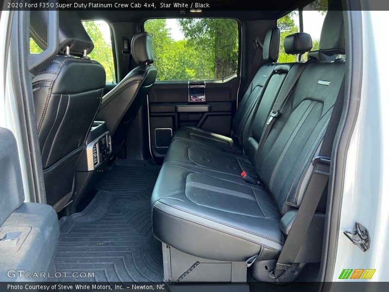Rear Seat of 2020 F350 Super Duty Platinum Crew Cab 4x4