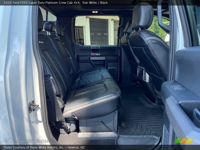 Star White / Black 2020 Ford F350 Super Duty Platinum Crew Cab 4x4