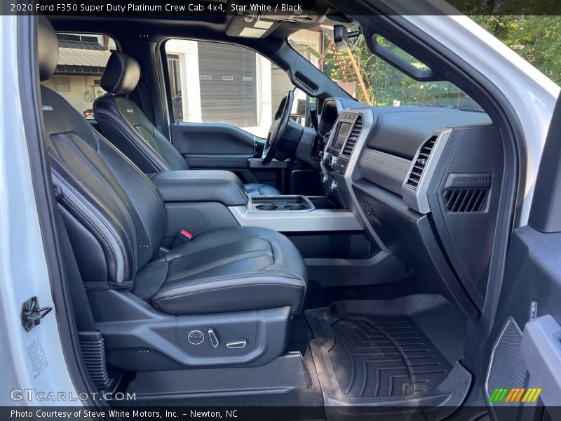 Front Seat of 2020 F350 Super Duty Platinum Crew Cab 4x4