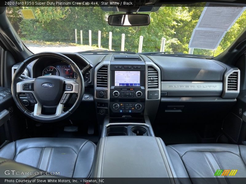 Dashboard of 2020 F350 Super Duty Platinum Crew Cab 4x4