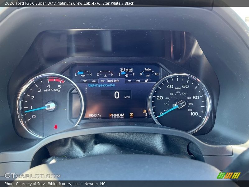  2020 F350 Super Duty Platinum Crew Cab 4x4 Platinum Crew Cab 4x4 Gauges