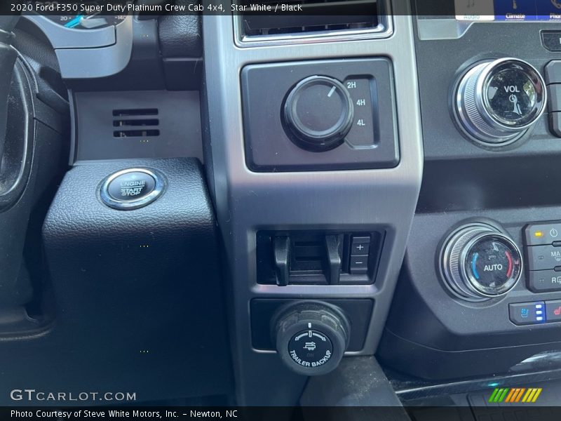 Controls of 2020 F350 Super Duty Platinum Crew Cab 4x4
