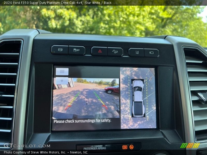 Controls of 2020 F350 Super Duty Platinum Crew Cab 4x4