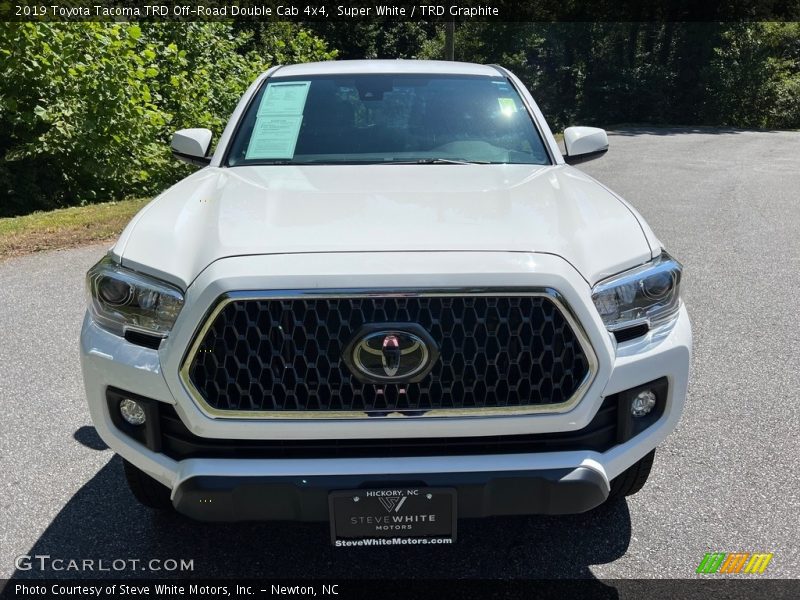 Super White / TRD Graphite 2019 Toyota Tacoma TRD Off-Road Double Cab 4x4