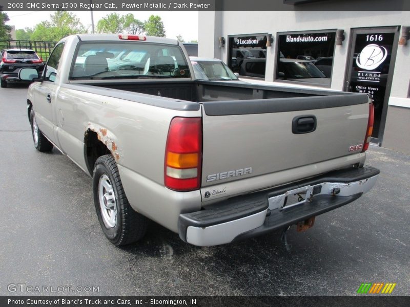 Pewter Metallic / Dark Pewter 2003 GMC Sierra 1500 Regular Cab