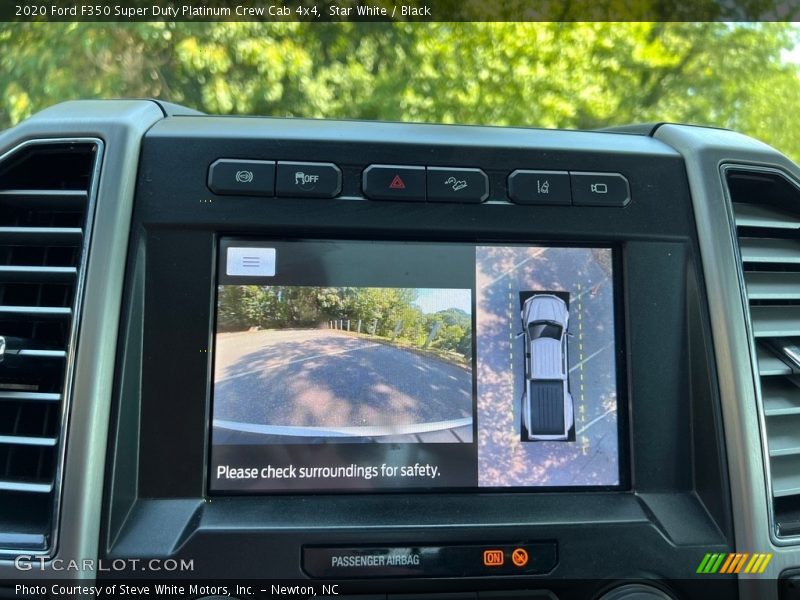 Controls of 2020 F350 Super Duty Platinum Crew Cab 4x4