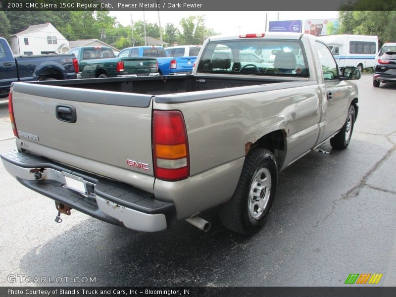 Pewter Metallic / Dark Pewter 2003 GMC Sierra 1500 Regular Cab