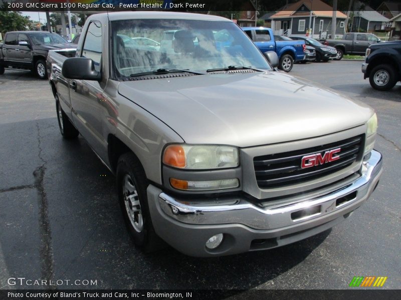Pewter Metallic / Dark Pewter 2003 GMC Sierra 1500 Regular Cab